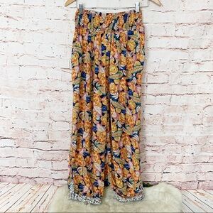 Anthropologie Floral Multi Color Pants Size Medium